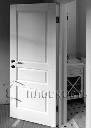 Проф установка дверей из массива от фабрики Брянский Лес в СПб.