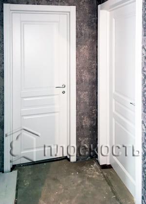 Установка дверей из массива сосны АРГУС в районе метро Рыбацкое СПб