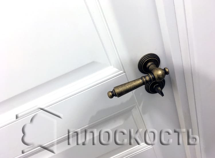 Леруа Мерлен - установка сантехнического магнитного замка, ручки с завёрткой на межкомнатные двери производства «PROFIL DOORS» в СПб.